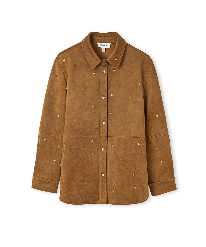 Ipekyol Suede Look Shirt Camel