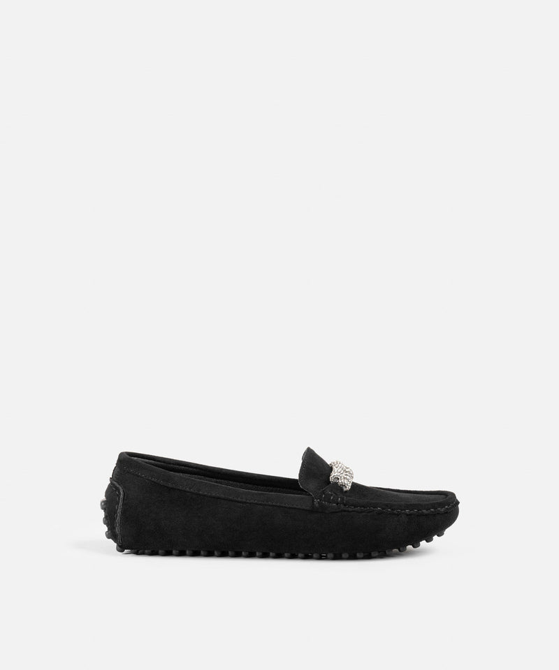 Ipekyol Crystal Stone Loafer Black