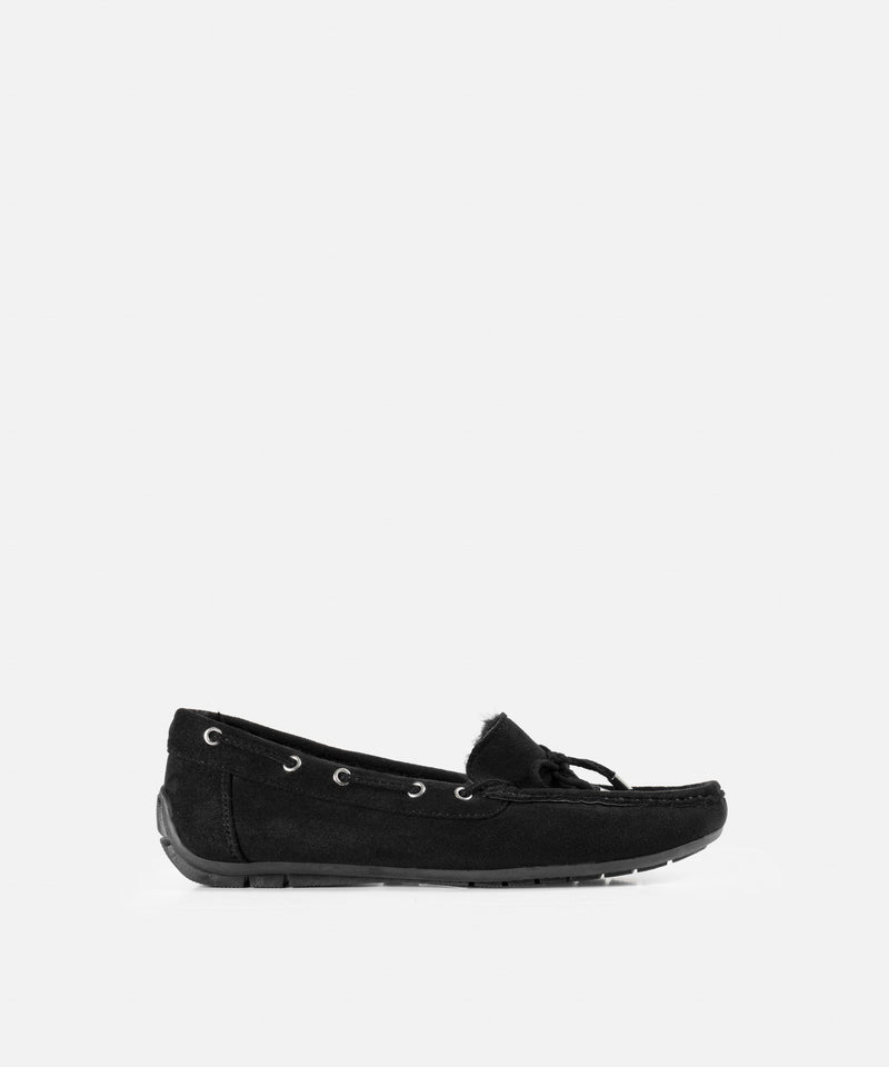 Ipekyol Plush Garnished Bow Loafer Black