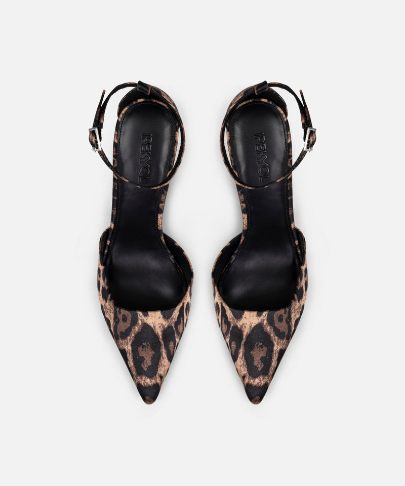 Ipekyol Leopard Pattern High Heels Brown