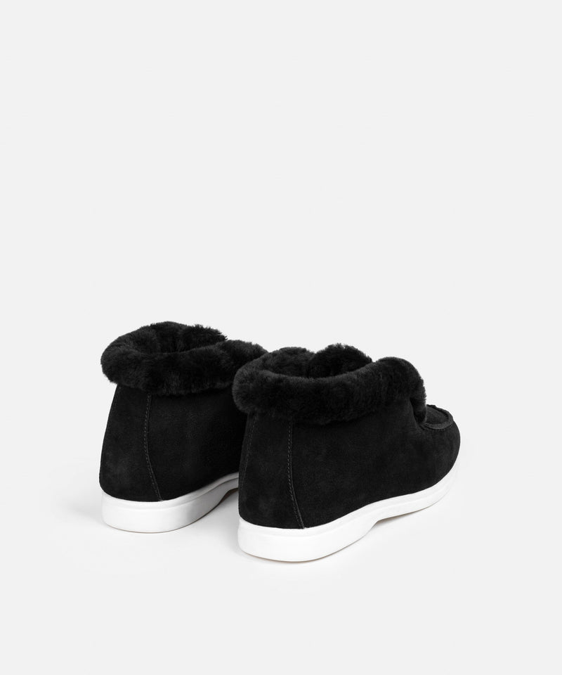 Ipekyol Faux Fur Trimmed Boots Black