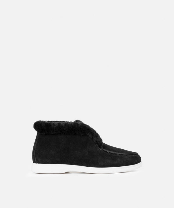 Ipekyol Faux Fur Trimmed Boots Black