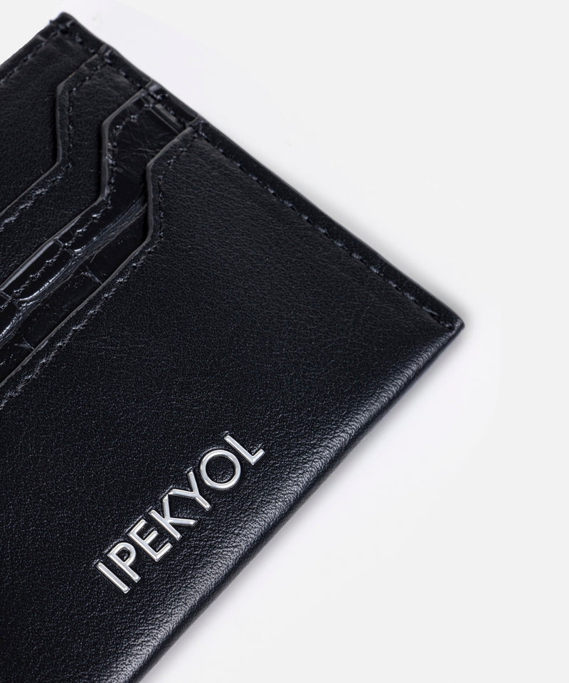 Ipekyol Essential Business Card Holder Black