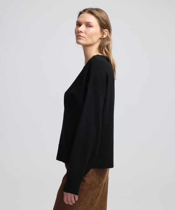 Ipekyol V-Neck Basic Knitwear Black