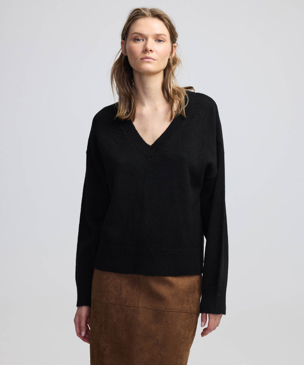 Ipekyol V-Neck Basic Knitwear Black