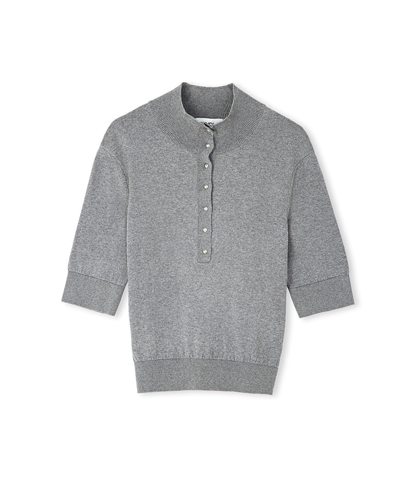 Ipekyol Metal Buttoned Knitwear Grey