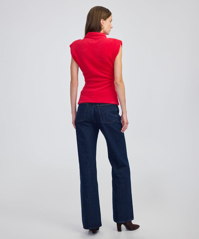 Ipekyol Plush Knitwear With Padding Red