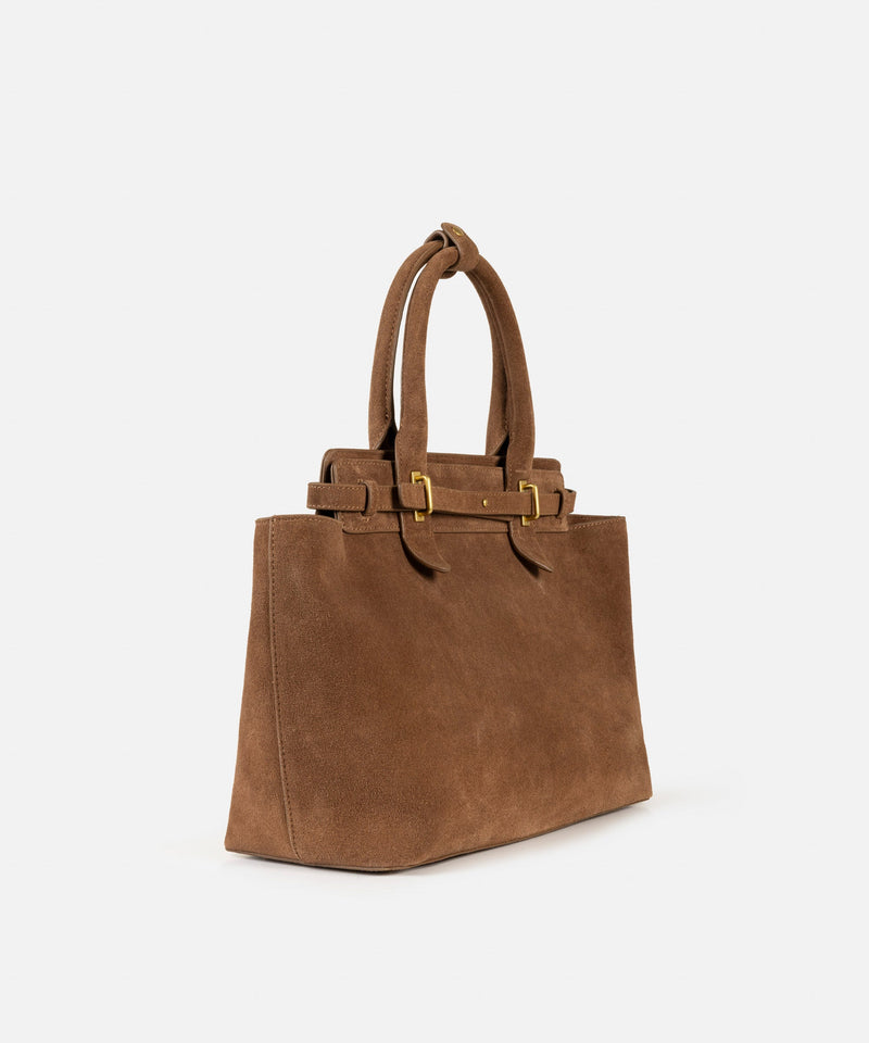 Ipekyol Boho Suede Tote Bag Brown