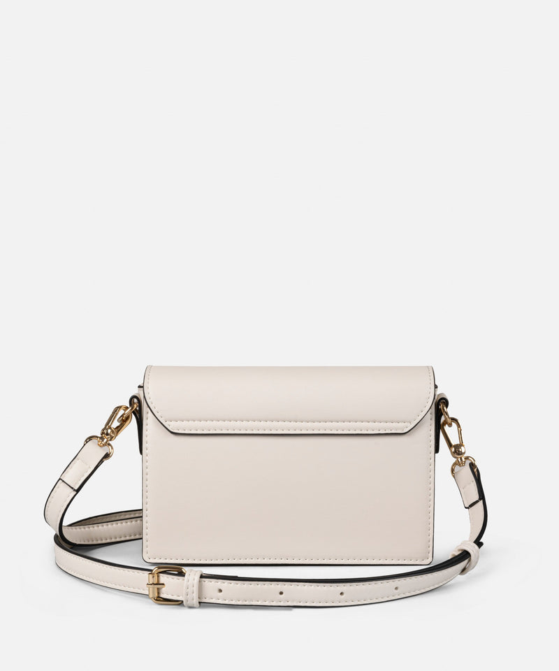 Ipekyol Asymmetrical Flap Bag Ecru