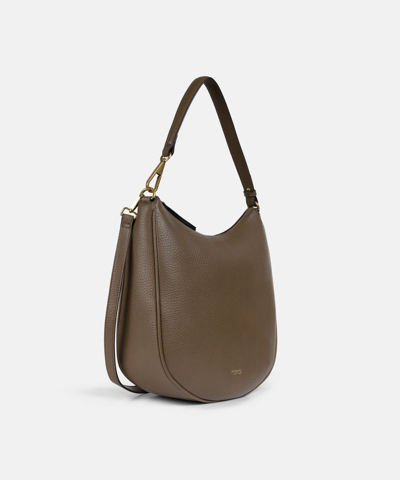 Ipekyol Double Strap Leather Look Bag Brown