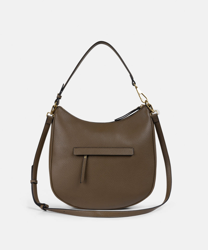 Ipekyol Double Strap Leather Look Bag Brown