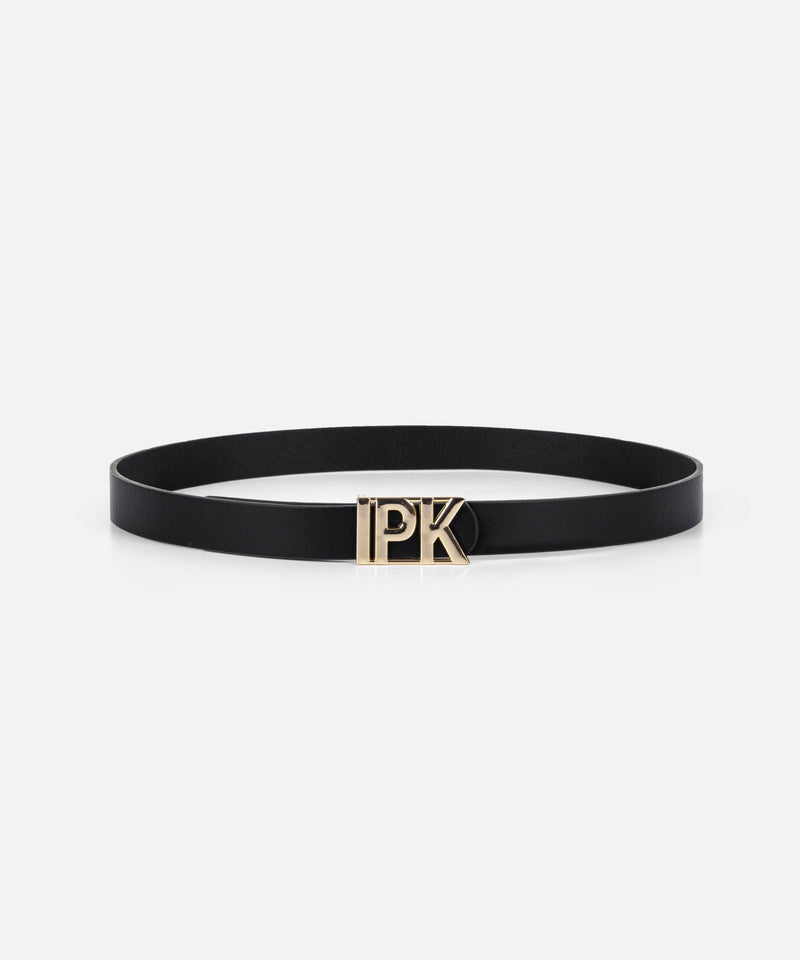 Ipekyol Monogram Buckle Belt Black