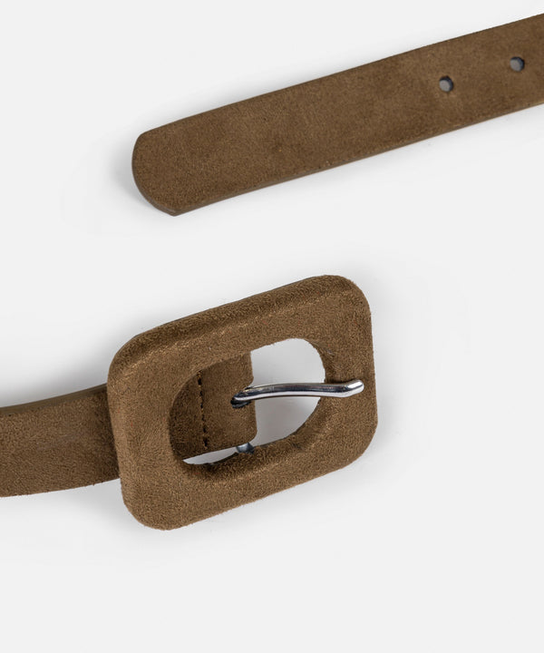 Ipekyol Minimal Buckle Belt Brown