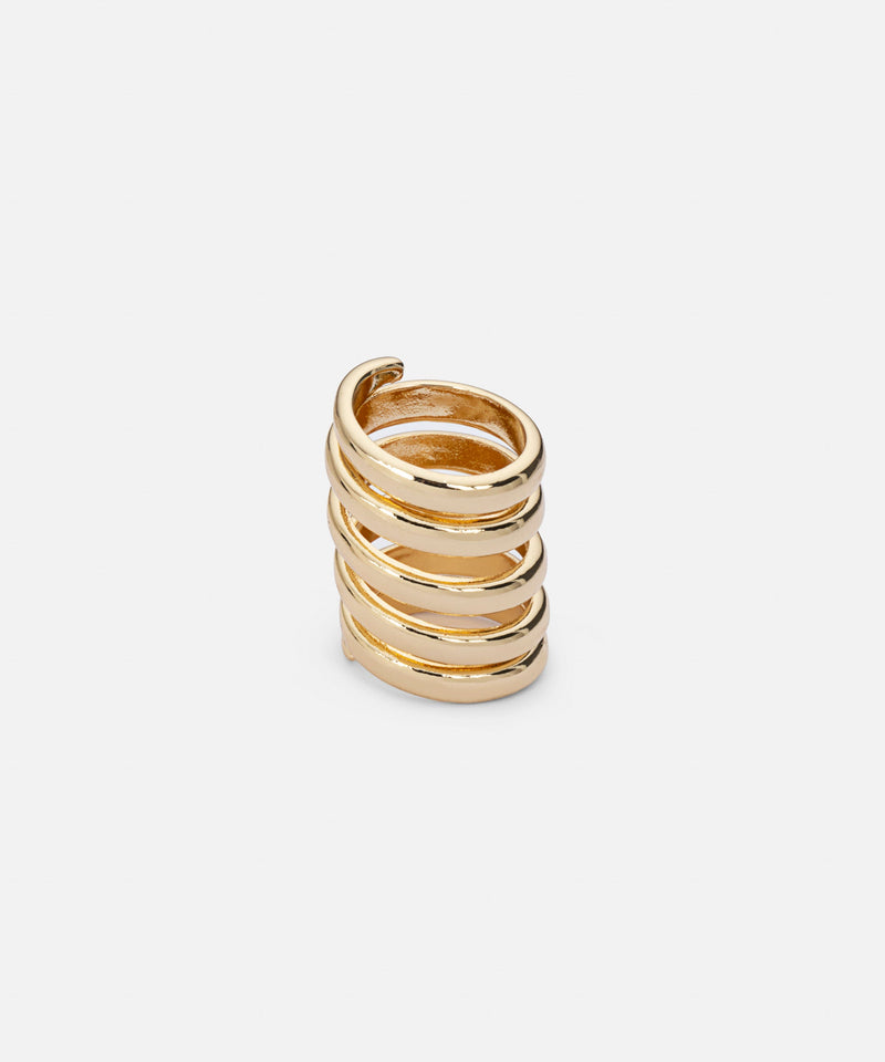 Ipekyol Metal Spiral Ring Gold