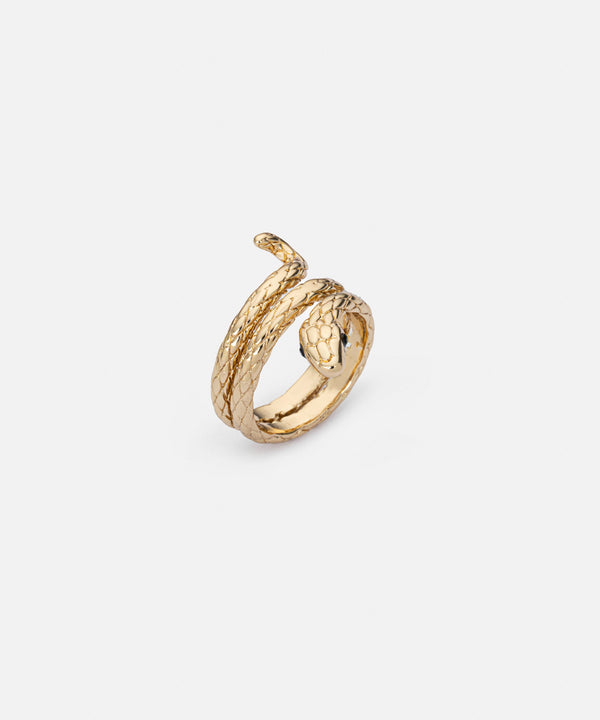 Ipekyol Snake Figured Ring Gold