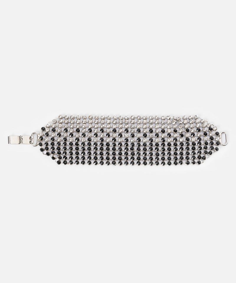 Ipekyol Metal Bracelet With Crystal Stones Silver