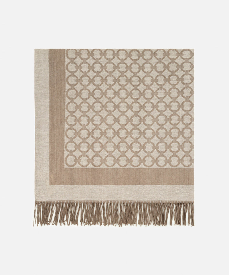 Ipekyol Patterned Shawl Beige