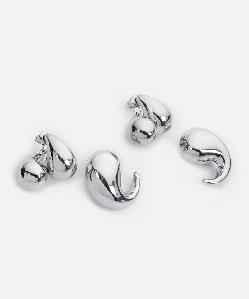 Ipekyol Amorphous Earrings Silver