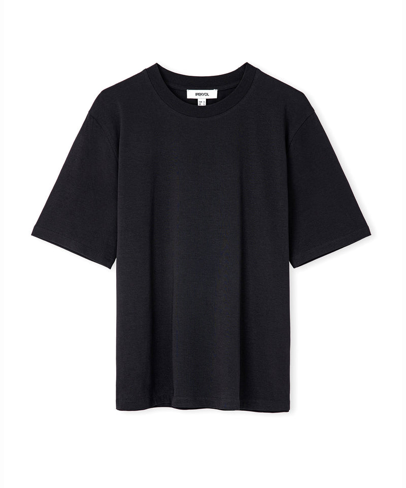 Ipekyol Round Neck Basic T-Shirt Black