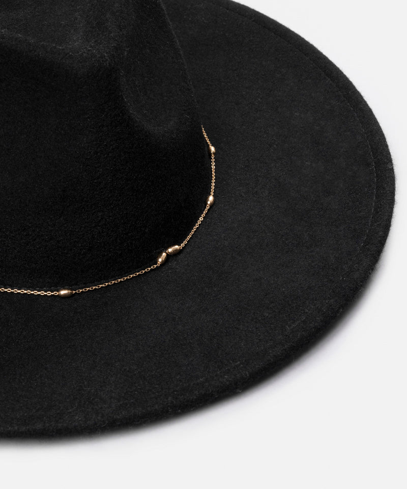 Ipekyol Hat With Metal Chain Accessory Black