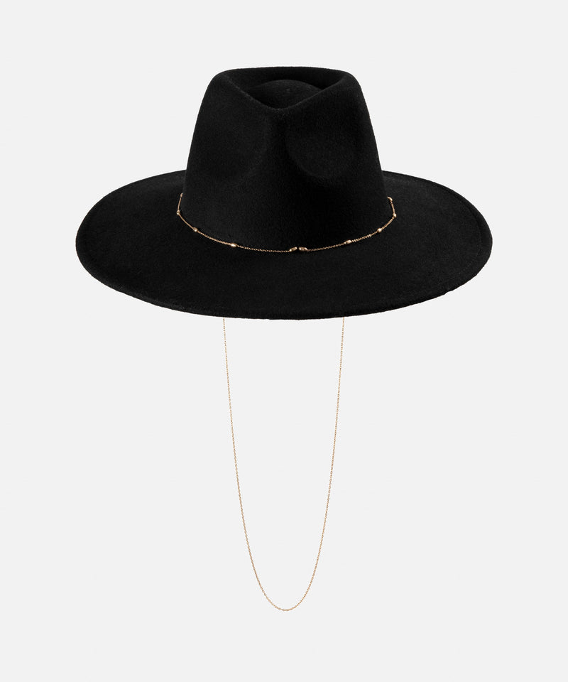 Ipekyol Hat With Metal Chain Accessory Black