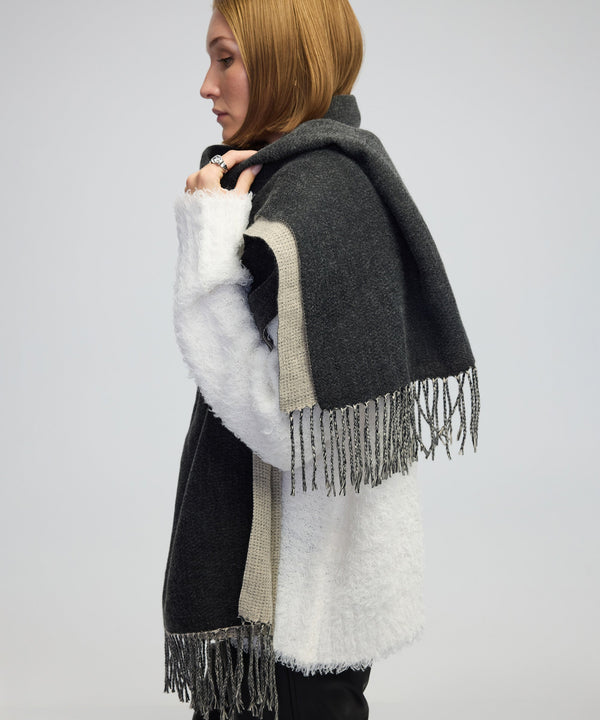 Ipekyol Scarf With Tassel Details Grey