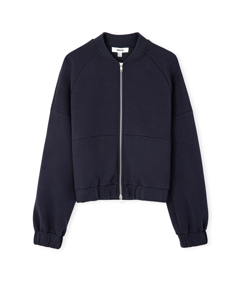 Ipekyol Zip Up Solid Sweatshirt Navy