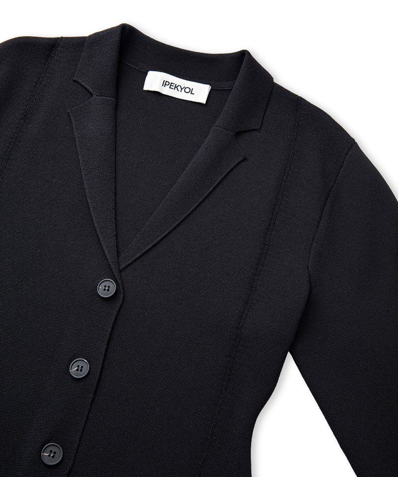 Ipekyol Buttoned Knit Blazer Black