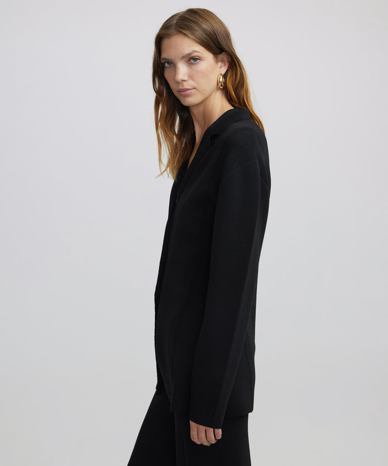 Ipekyol Buttoned Knit Blazer Black