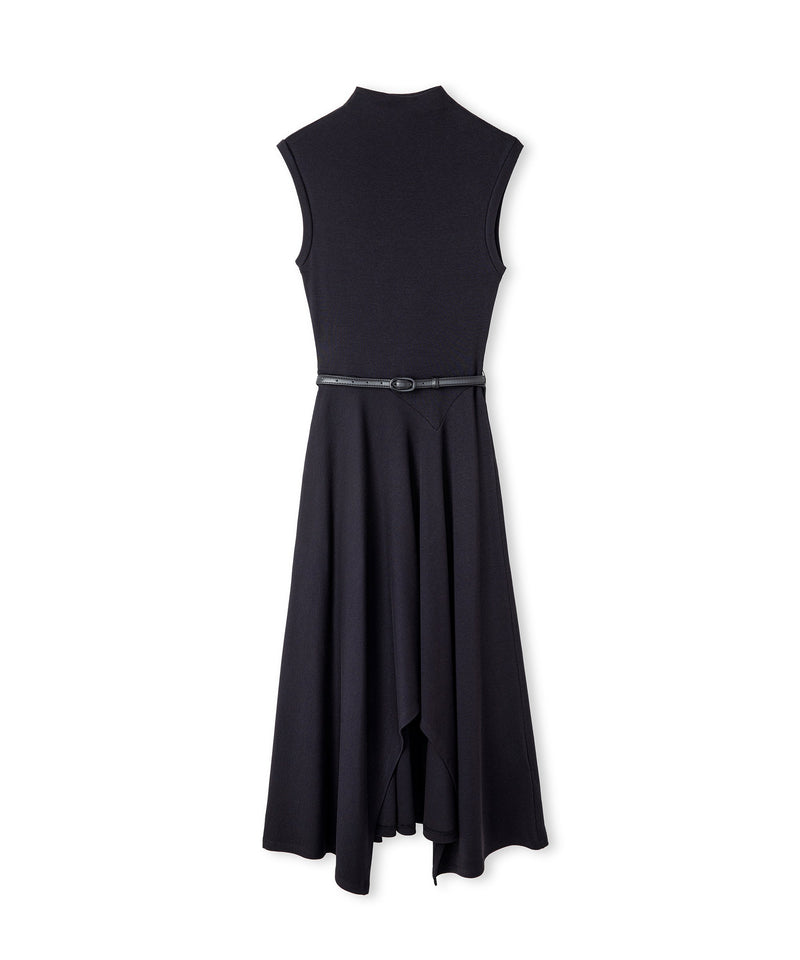 Ipekyol Belted Asymmetric Dress Black