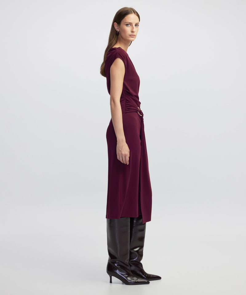 Ipekyol Dress With Buckle Bordoux