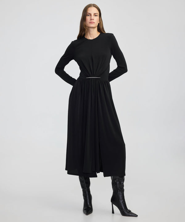 Ipekyol Gathered Jersey Dress Black