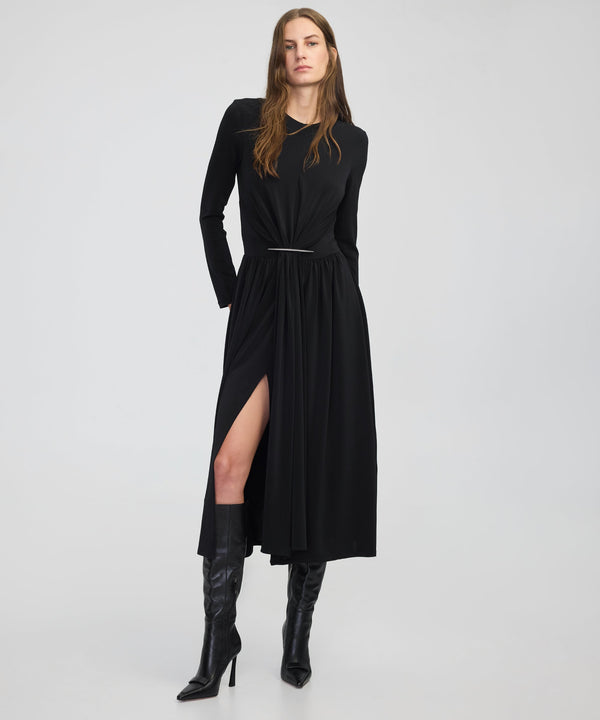 Ipekyol Gathered Jersey Dress Black