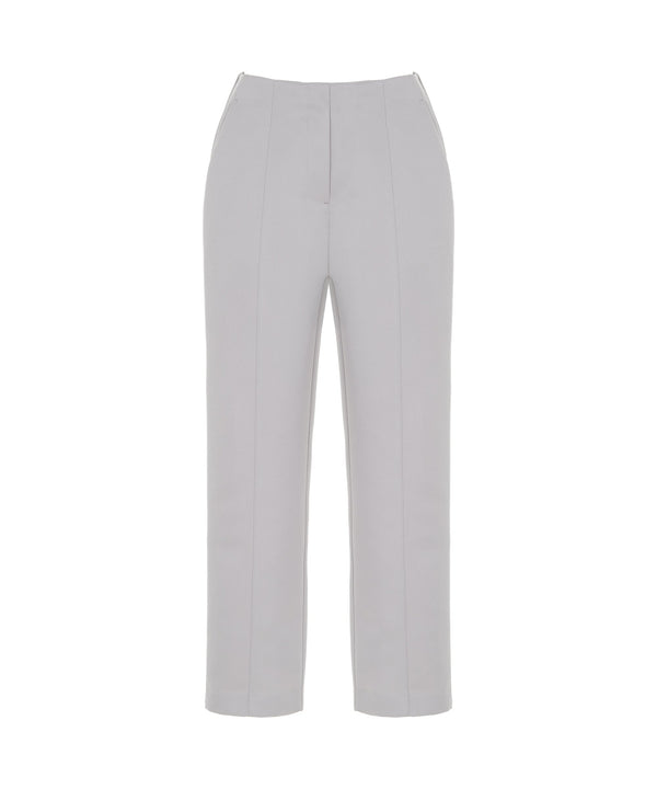 Ipekyol High-Waist Carrot Fit Trousers Silver