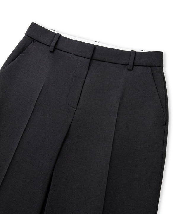 Ipekyol Wool Blend Cigarette Fit Trousers Black