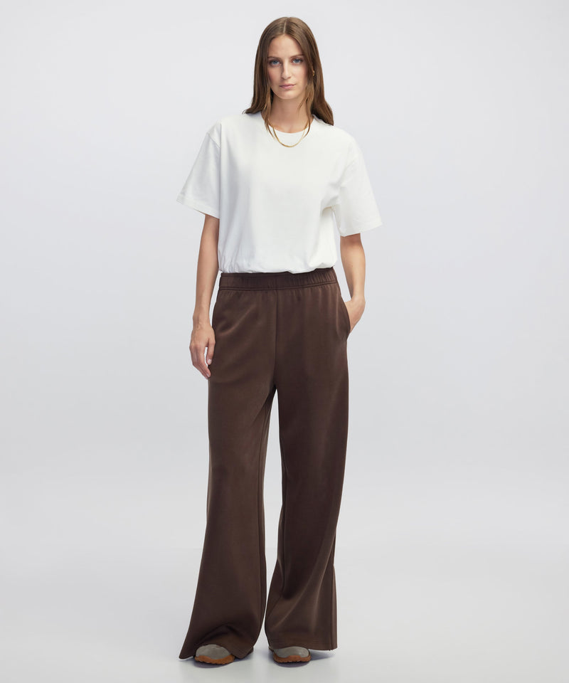 Ipekyol Elasticated Waist Wide-Leg Trousers Brown