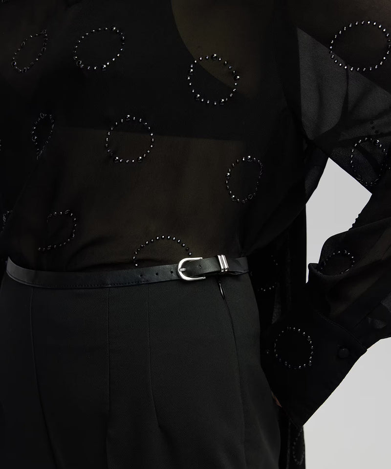 Ipekyol Belted Carrot Fit Trousers Black