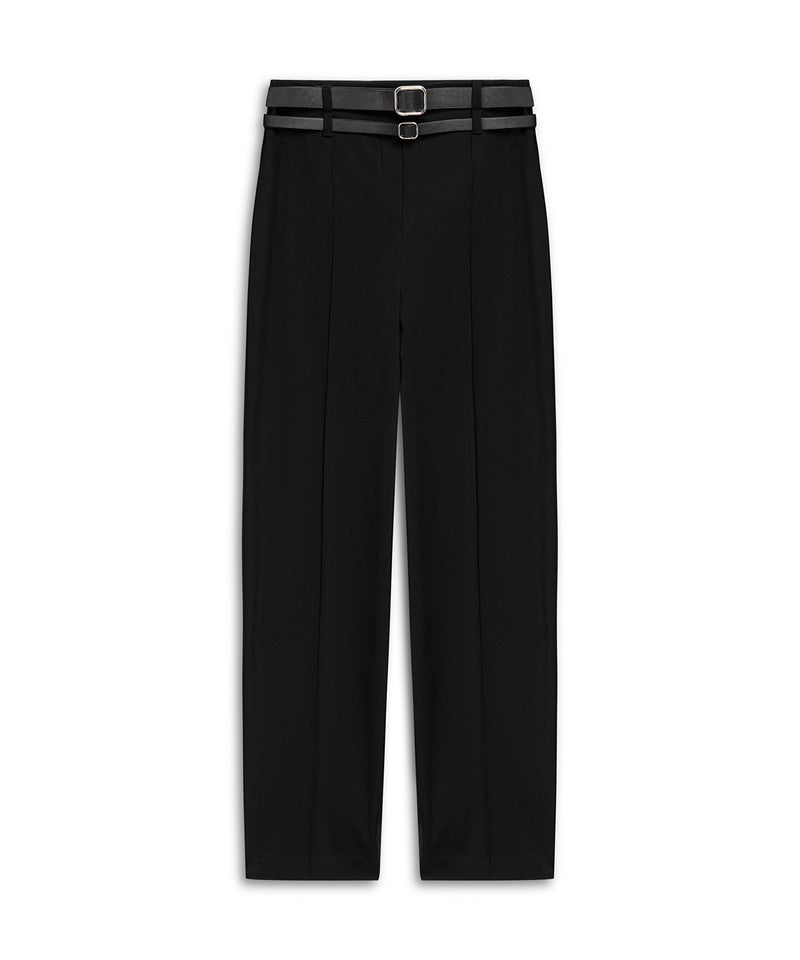 Ipekyol Double Belt Carrot Trousers Black