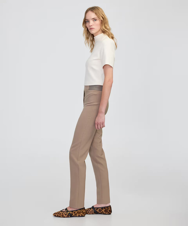 Ipekyol Metallic Stripe Skinny Trousers Mink