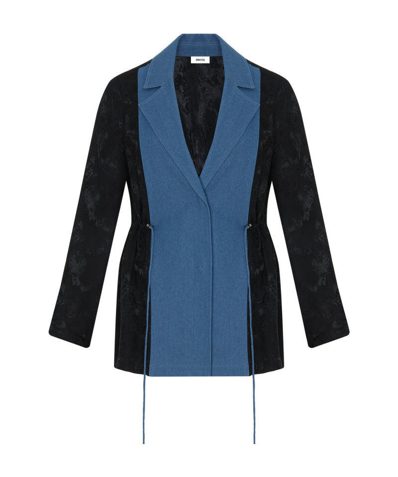Ipekyol Mixed Color-Block Jacket  Blue