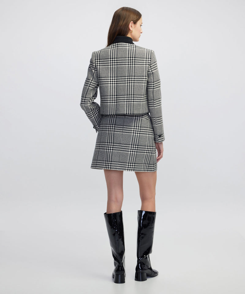 Ipekyol Checked Jacket Black