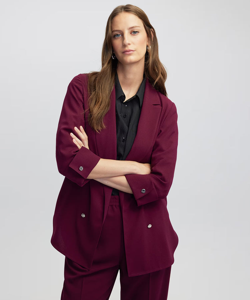 Ipekyol Unlined Jacket With Buttons Bordoux
