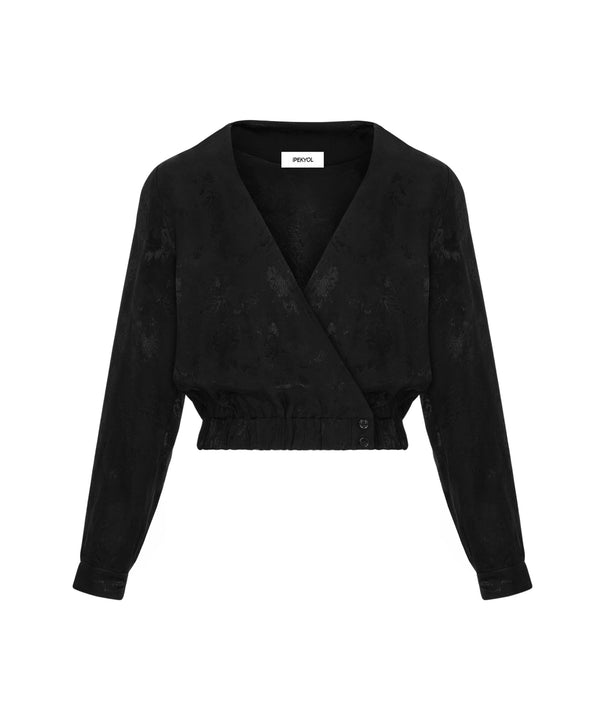 Ipekyol Jacquard Blouse Black