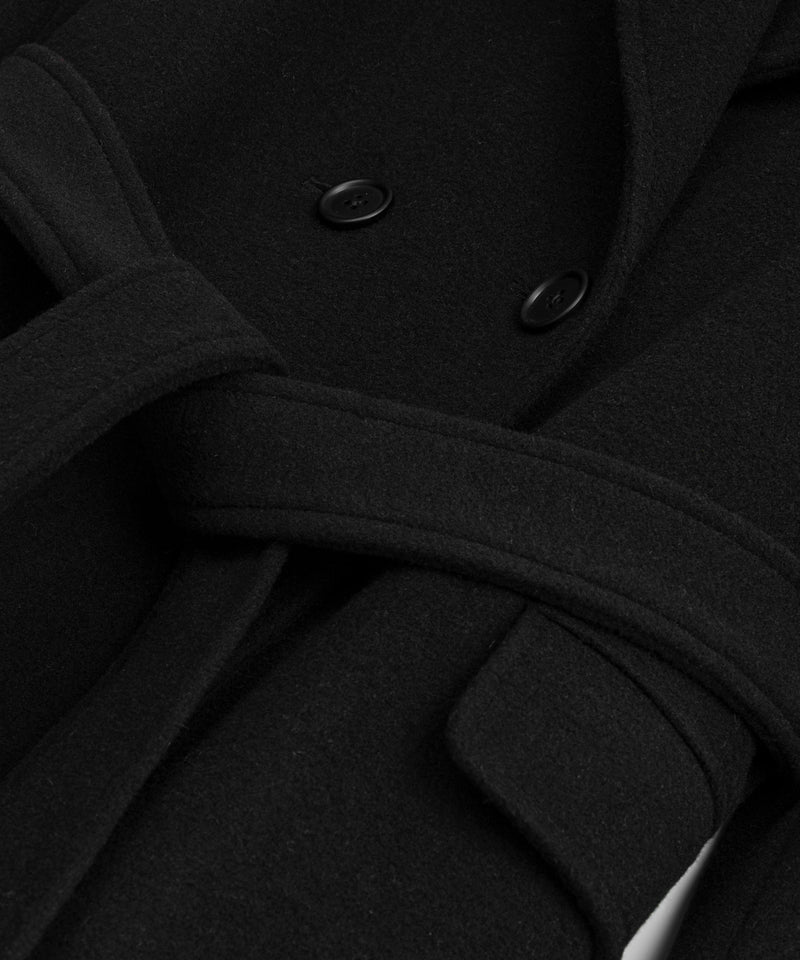 Ipekyol Double-Breasted Coat With Belt Black