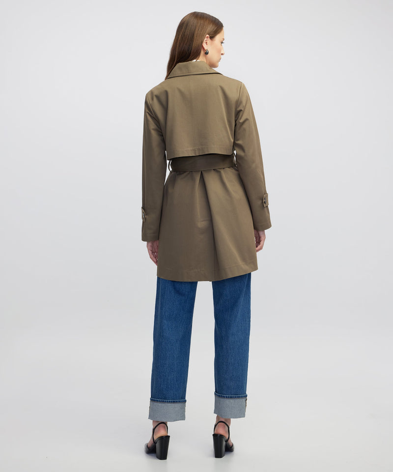 Ipekyol Belted Unlined Trench Coat Mink