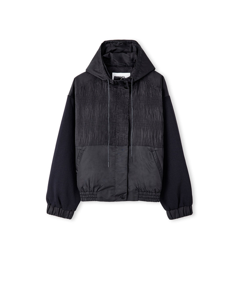 Ipekyol Mixed Media Coat Black