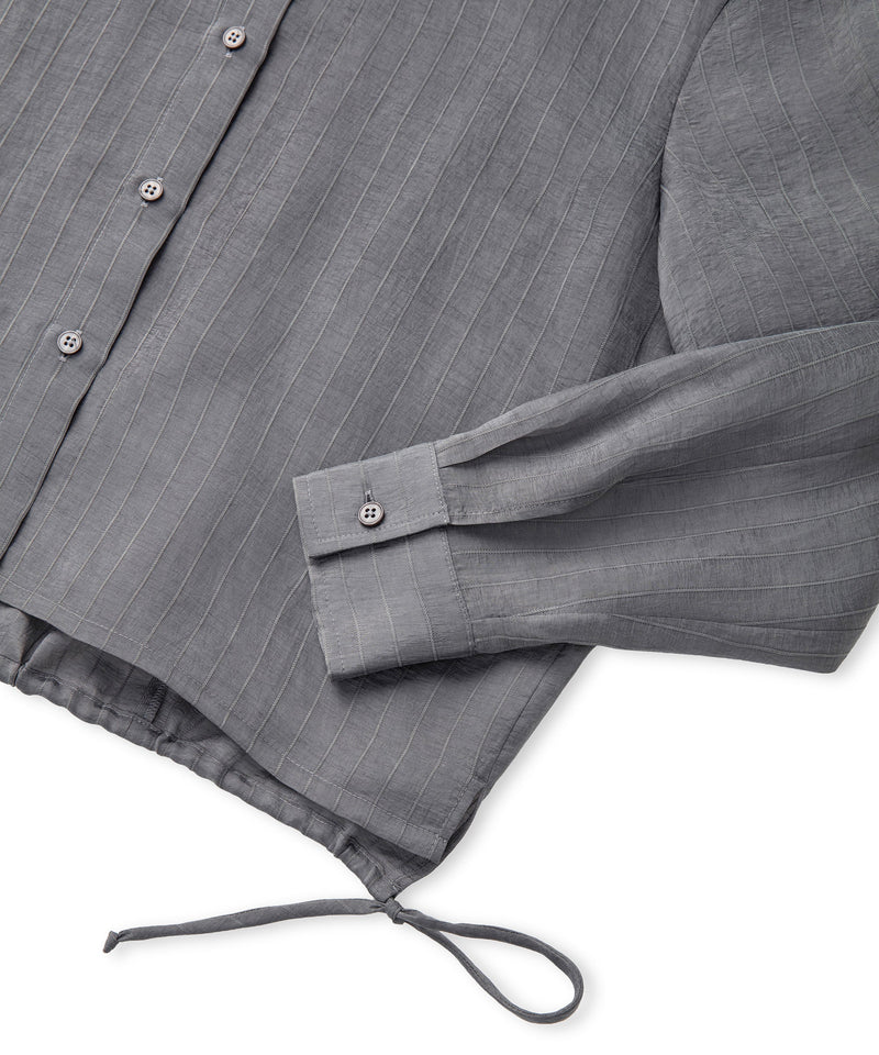 Ipekyol Adjustable Waist Shirt Grey