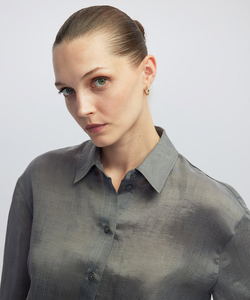 Ipekyol Adjustable Waist Shirt Grey