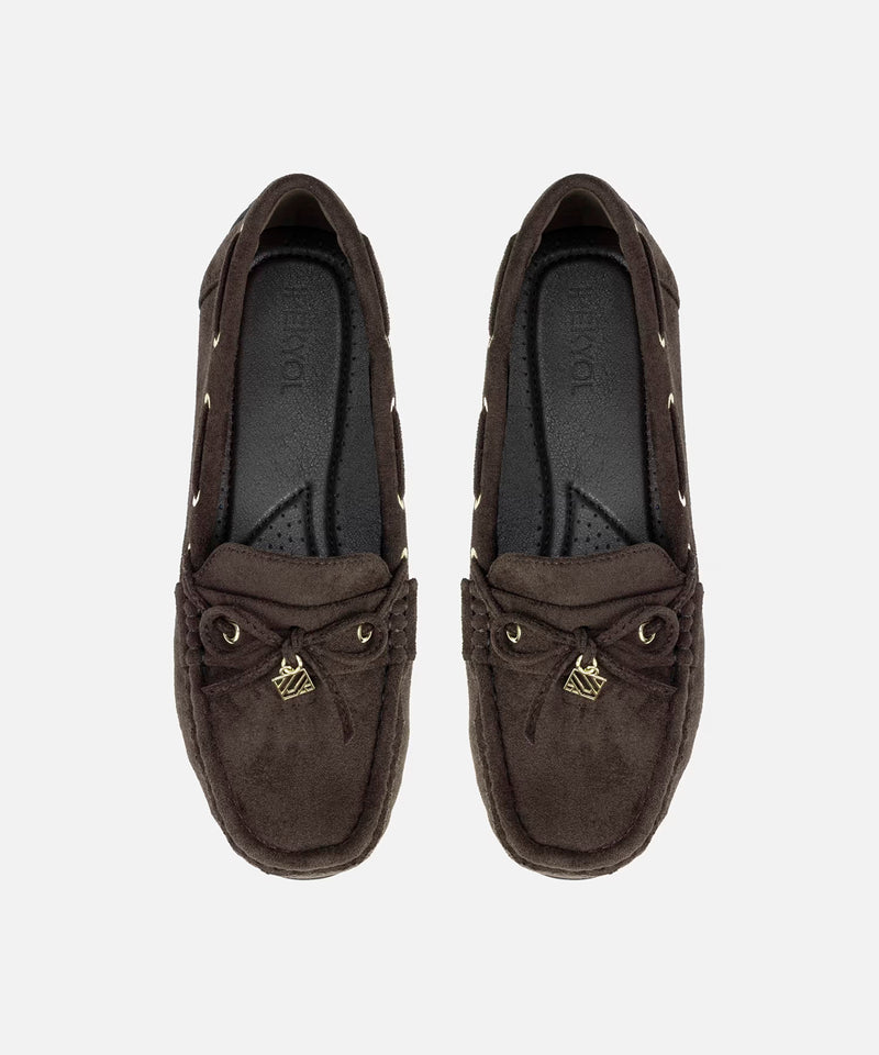Ipekyol Monogram Buckle Loafers Brown