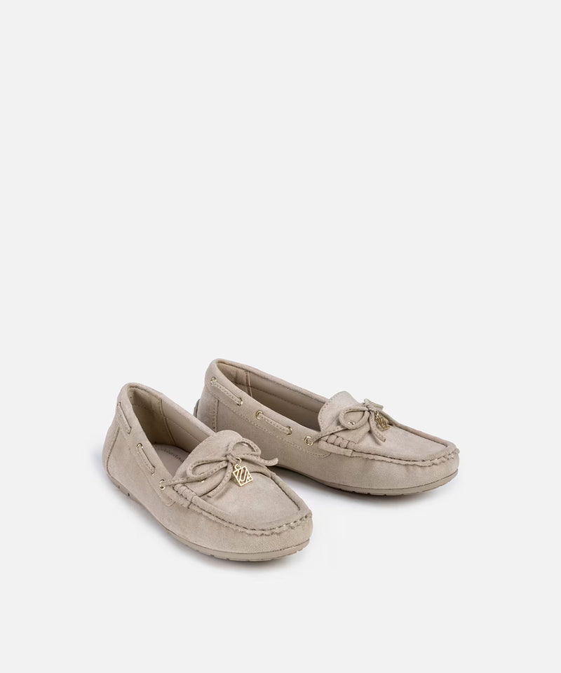 Ipekyol Monogram Buckle Loafers Cream
